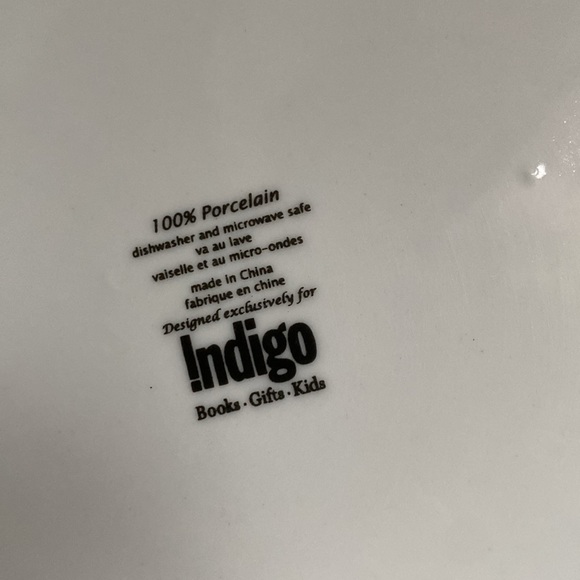 Indigo holiday serving platter. In excellent condition. - Picture 5 of 7